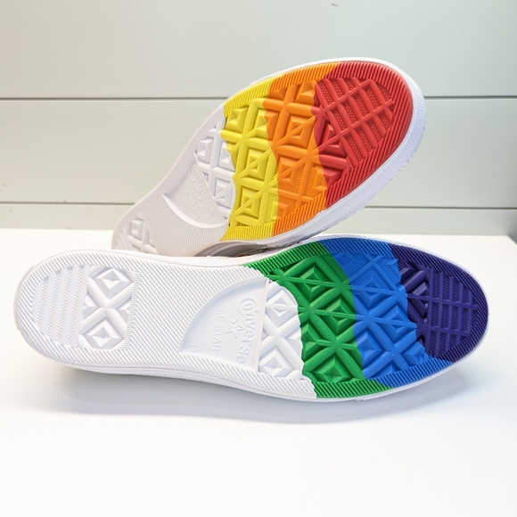 Converse One Star Low Pride Family Unity Leather Casual Sneakers Size Men's 11 - Picture 10 of 11